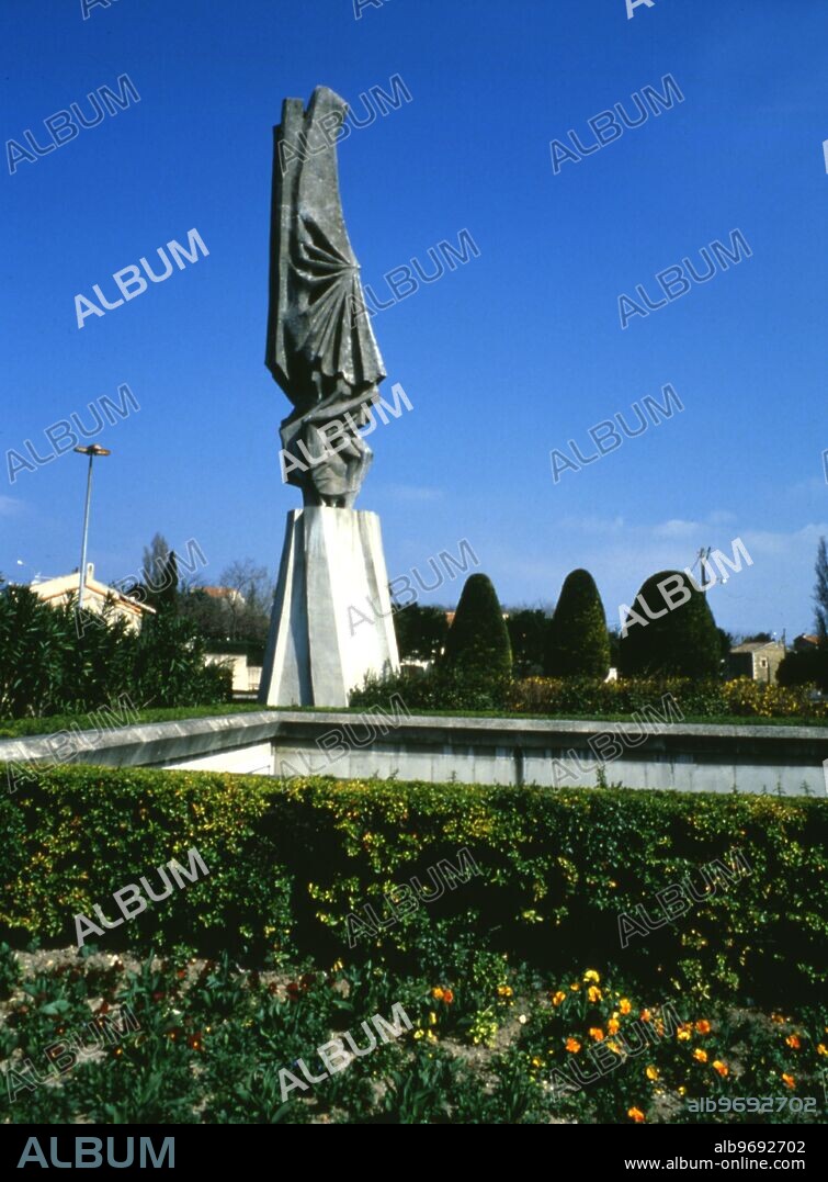 Nostradamus statue , Salon , southern France .