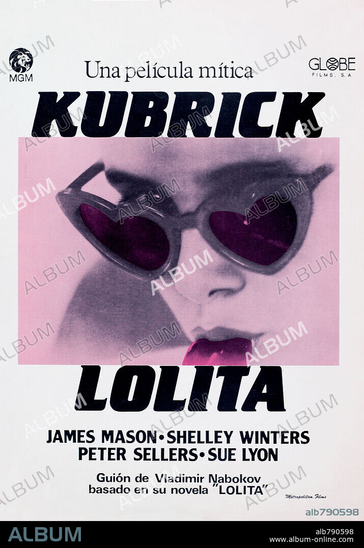 Poster of LOLITA, 1962, directed by STANLEY KUBRICK. Copyright M.G.M.