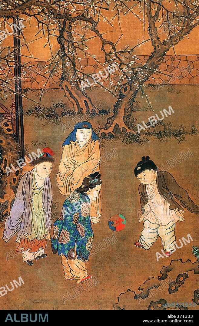 Su Hanchen was a native of Kaifeng, Henan, who specialized in painting Buddhist and Taoist figures. During the Xuanhe era (1119-1125) under Emperor Huizong of the Northern Song, he was a Painter-in-Attendance at the imperial academy.<br/><br/>. After the court moved south, Su resumed in his position there, and, in the early Longxing era (1163-1164) of Emperor Xiaozong, he was praised for his Buddhist paintings.<br/><br/>. Su Hanchen was a master of observation and description who knew that children at play are in a state of natural ease. His ability to capture the spirit and appearance of such children made him the most renowned painter in this genre.