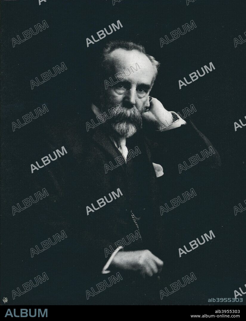 Portrait of Mr. Michael Tomkinson. A photograph possibly of Michael Tomkinson (1841-1921) one of the founders of Tomkinson Carpets in 1869. From a photograph specially taken for The Connoisseur by Histed.', 1902. From The Connoisseur Vol. II [Otto Limited, London, 1902.].