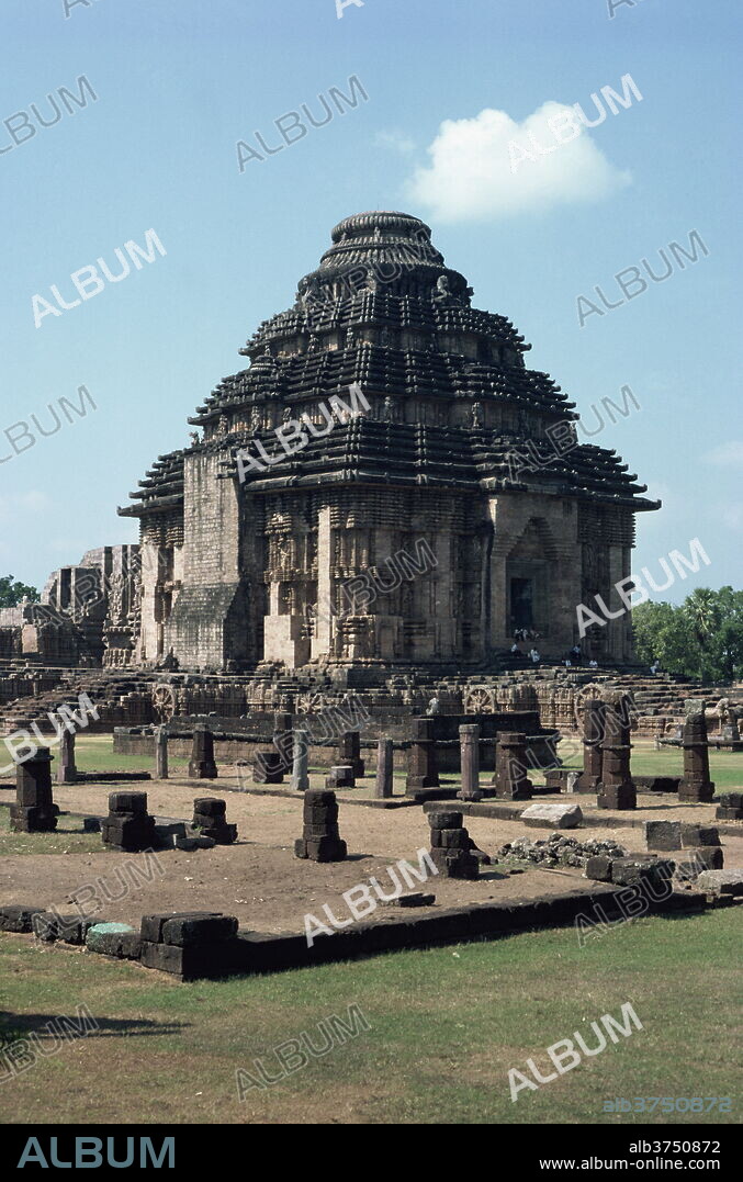 The Sun Temple, Konarak, UNESCO World Heritage Site, Orissa state, India, Asia.