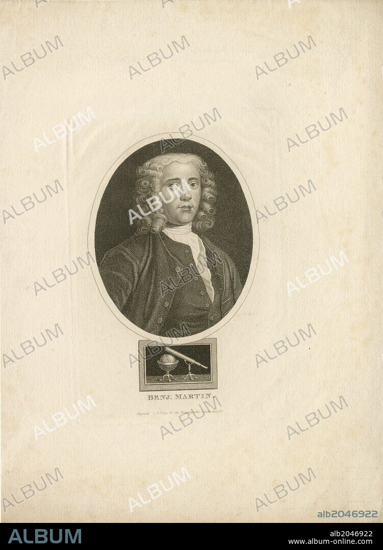 Benjamin Martin - engraving Benjamin Martin (1704-1782) was a lexicographer who compiled one of the early English dictionaries, the Lingua Britannica Reformata (1749), He also was a lecturer on science and maker of scientific instruments.