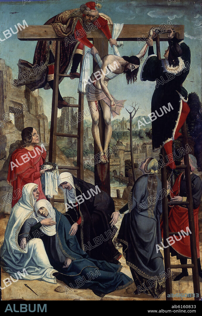 JUAN DE FLANDES. DESCENDIMIENTO - PRINCIPIOS DEL SIGLO XVI.