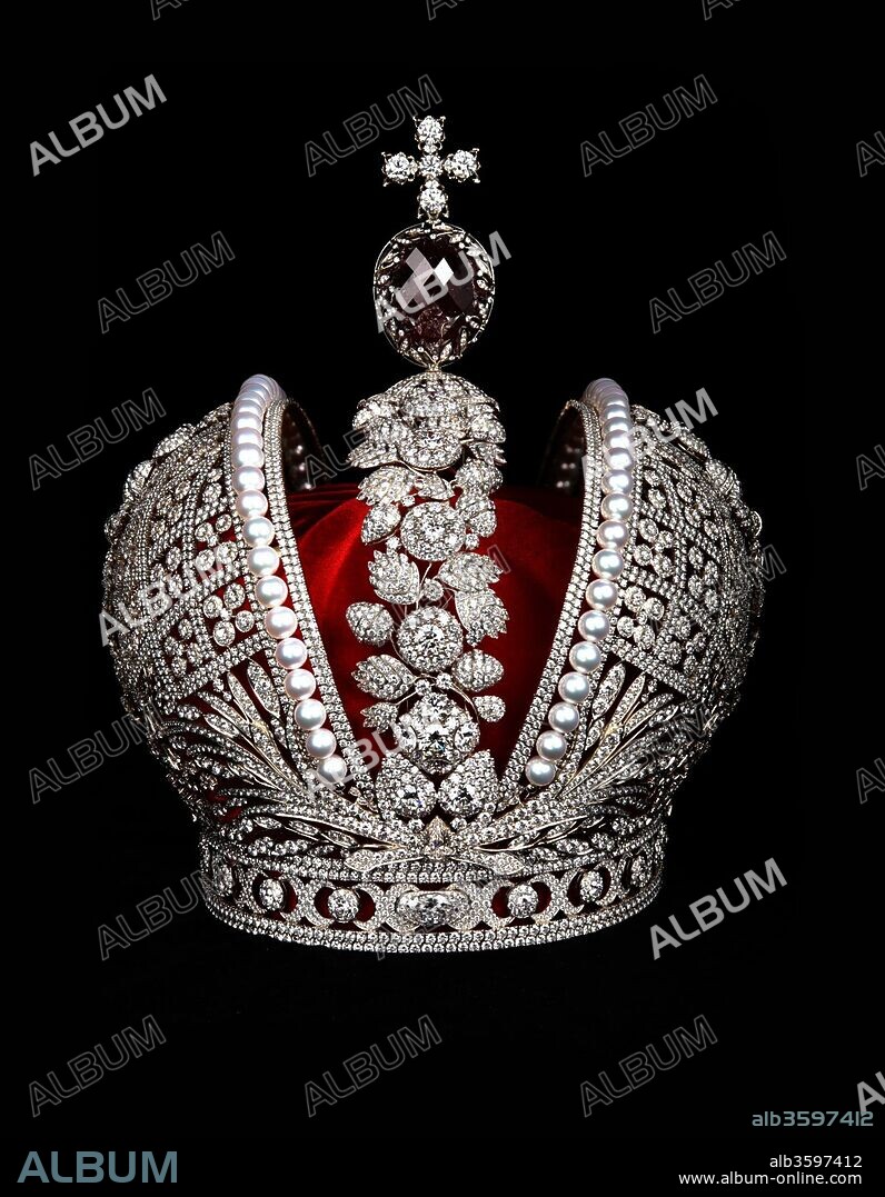 RUSSIAN APPLIED ART. The Imperial Crown of Catherine II the Great.