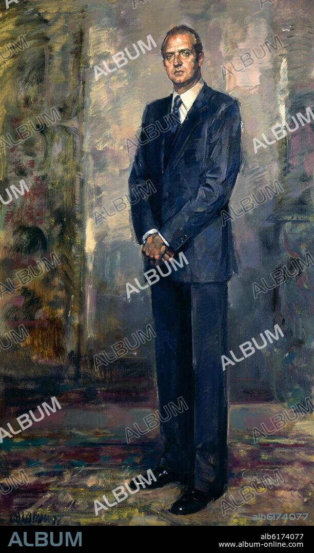 RICARDO MACARRON (1926-2004). EL REY JUAN CARLOS I.