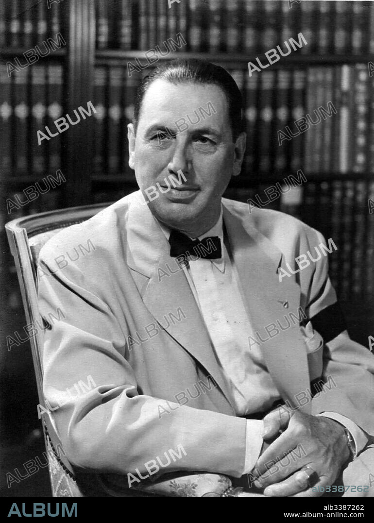 Juan Domingo Peron (1895 - 1974) Argentine general and politician wearing black armband to commemorate his wife Evita's death 1952. Peron, after serving in several government positions, including Minister of Labour and Vice President, was elected President of Argentina, serving from June 1946 to September 1955, when he was overthrown in a coup d'etat, and then from October 1973 until his death in July 1974. Photograph shows Peron in uniform in 1954.