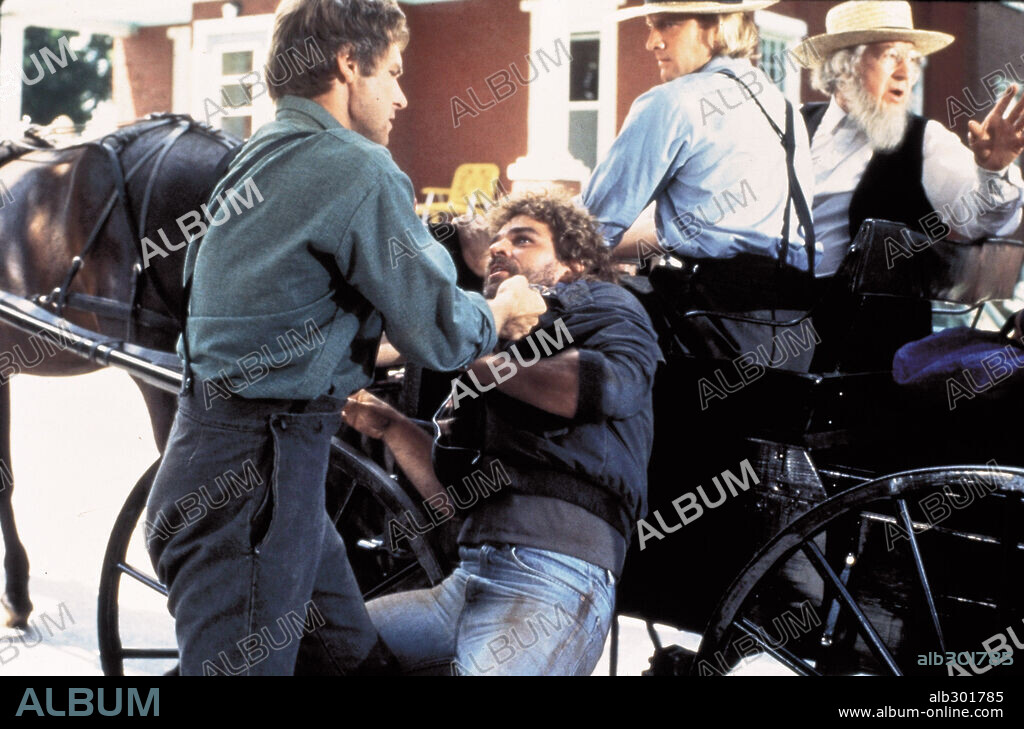 HARRISON FORD en ÚNICO TESTIGO, 1985 (WITNESS), dirigida por PETER WEIR. Copyright PARAMOUNT PICTURES.