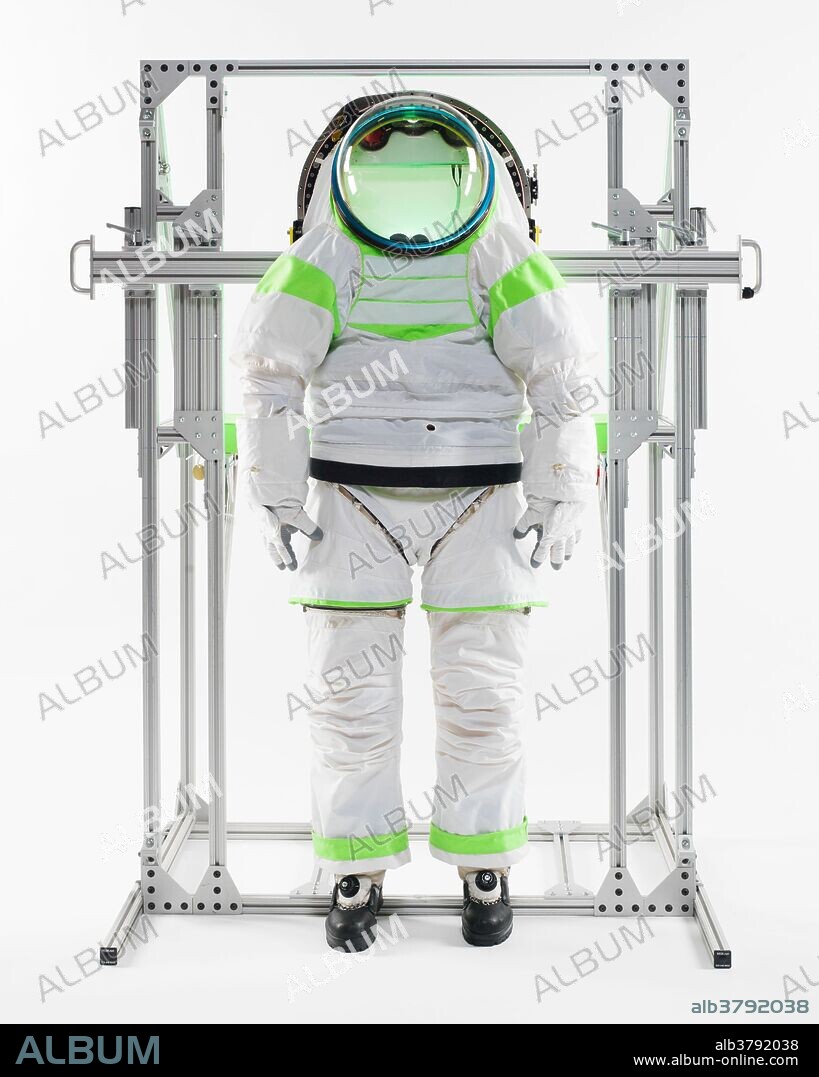 The Z-1 is NASA's next generation spacesuit, a prototype of which is shown in this image from the Johnson Space Center. Planned for use by astronauts as they travel to new deep-space locations, the spacesuit will incorporate a number of technological advances to shorten preparation time, improve safety and boost astronaut capabilities during spacewalks and surface activities.