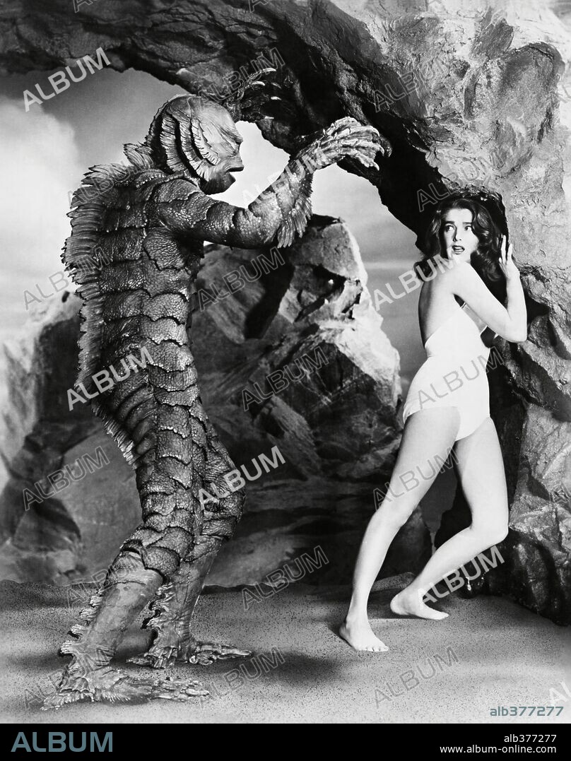 JULIE ADAMS en LA MUJER Y EL MONSTRUO, 1954 (CREATURE FROM THE BLACK LAGOON), dirigida por JACK ARNOLD. Copyright UNIVERSAL PICTURES.