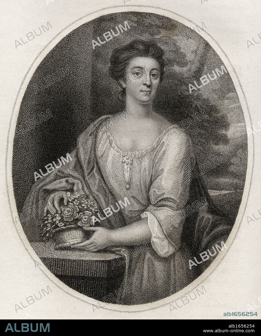 Francis Seymour nee Thynne Duchess of Somerset Countess of Hertford 1699 - 1754 English poet From the book A catalogue of Royal and Noble Authors Volume IV published 1806.