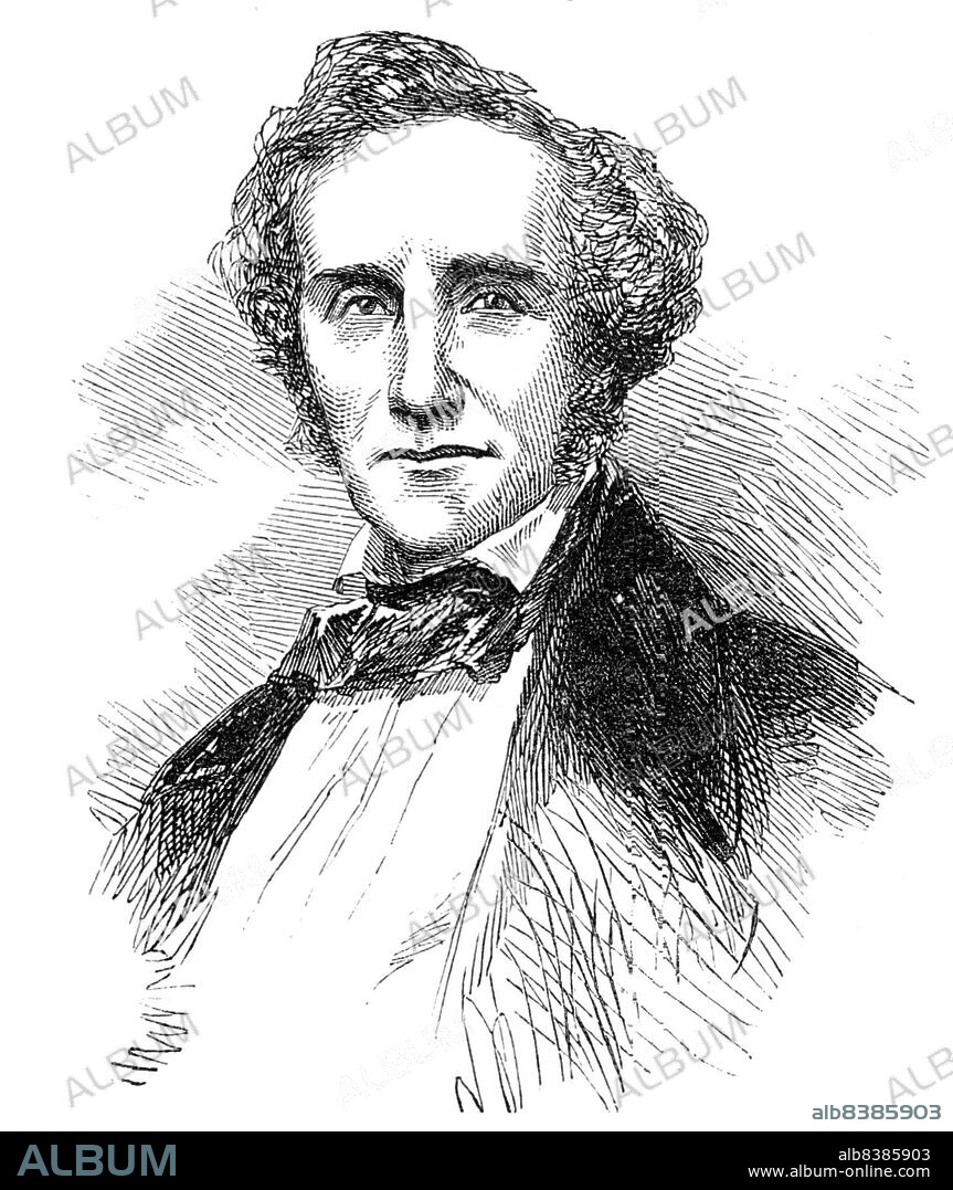 Mr. E. Davenport - from a daguerreotype by Mayall, 1854. Portrait of American actor Edward Loomis Davenport. '...in December, 1849, he appeared in conjunction with [Anna Cora Mowatt] at the Theatre Royal, Manchester, in the "Lady of Lyons." The press awarded him unqualified praise, as the best American actor who had visited England. His nightly triumphs beside the eminent Macready; his great successes when placed in the scale with G. Y. Brooke; and his marked excellence when standing alone, all give sanction to this one opinion; and he now returns to his native land, bearing with him the best wishes of troops of friends...'. From "Illustrated London News", 1854.