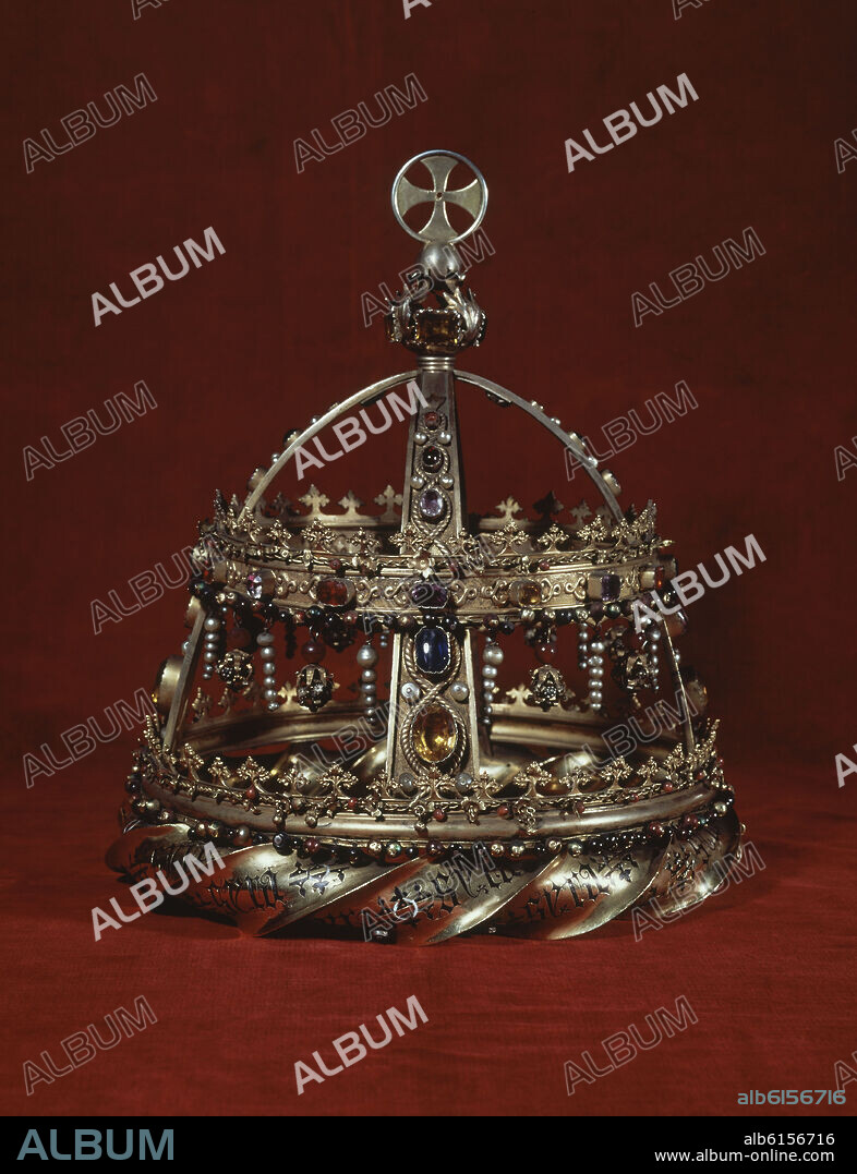 CORONA DEL REY MARTIN I DE ARAGON - SIGLO XIV.