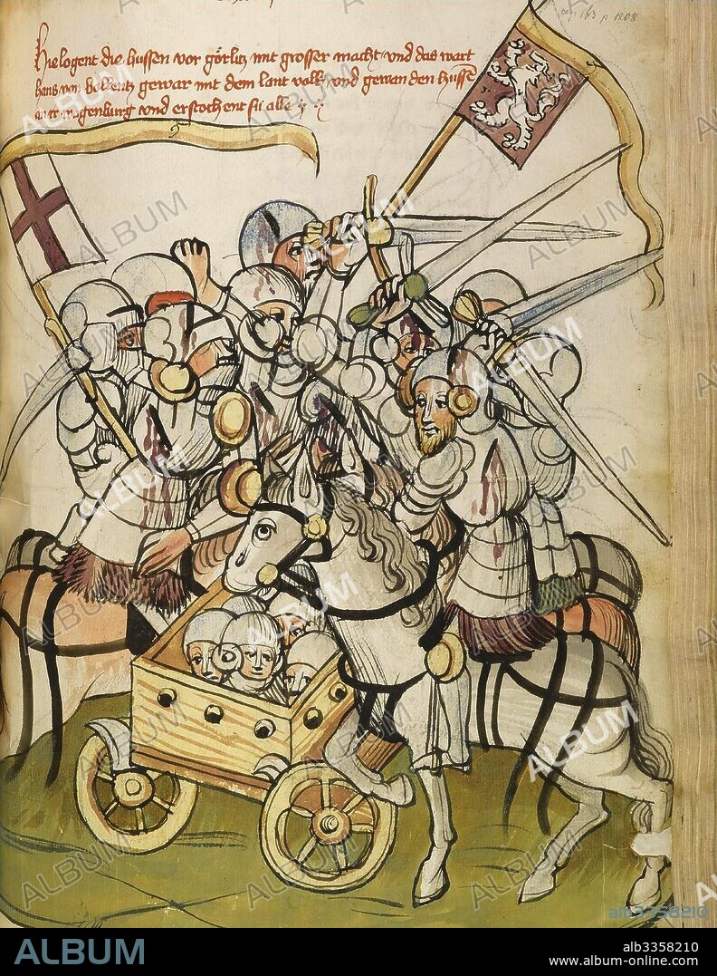 LAUBER, DIEBOLD,. Hussite War (From: The life and times of the Emperor Sigismund by Eberhard Windeck).