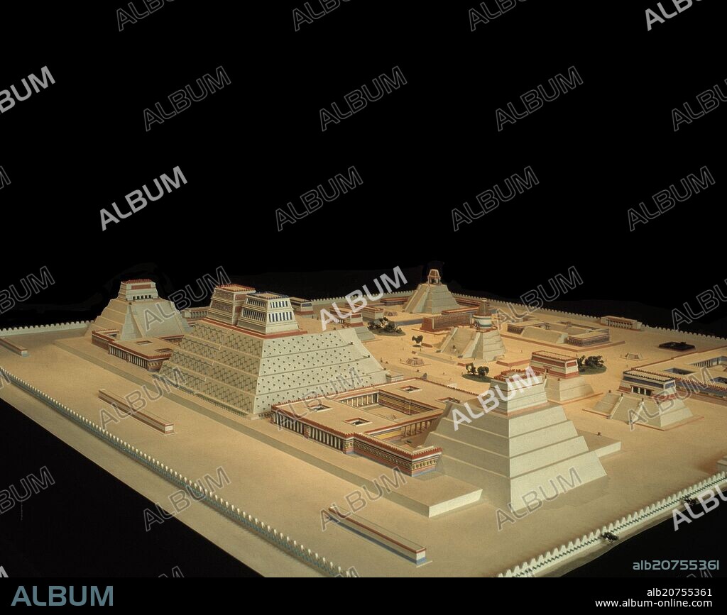 MAQUETA DEL RECINTO CEREMONIAL DE MEXICO-TENOCHTITLAN.