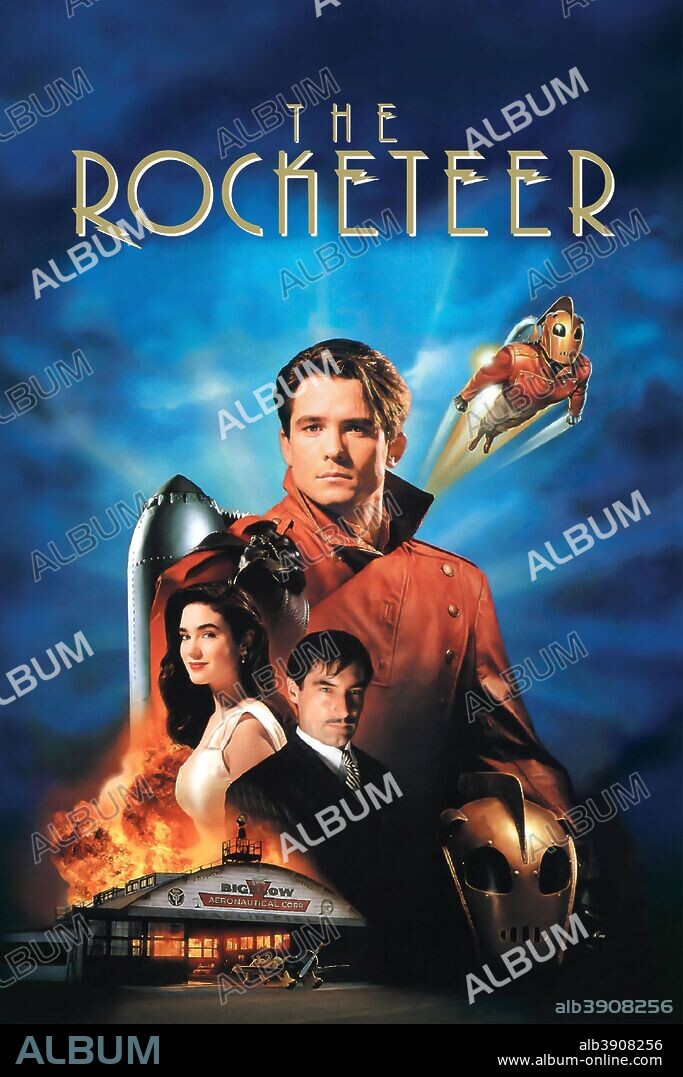 Poster de ROCKETEER, 1991 (THE ROCKETEER), dirigida por JOE JOHNSTON. Copyright TOUCHSTONE PICTURES/SIVER SCREEN PARTNERS IV/GORDON COMPANY.
