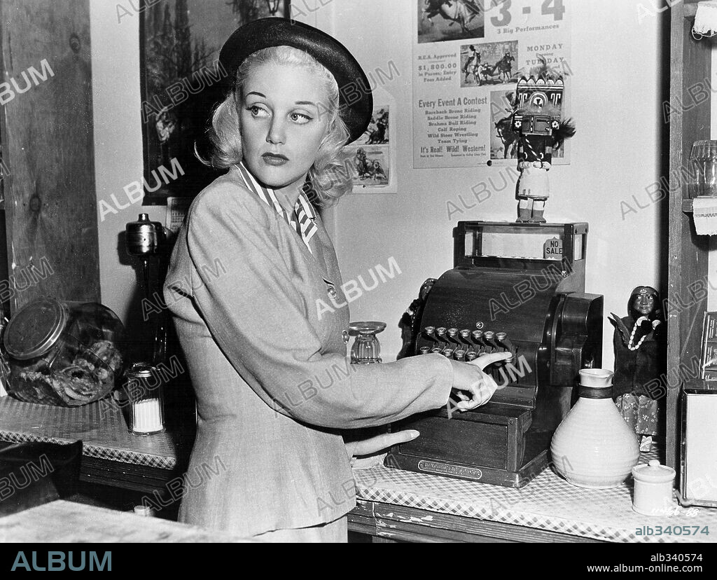 JAN STERLING en EL GRAN CARNAVAL, 1951 (ACE IN THE HOLE), dirigida por BILLY WILDER. Copyright PARAMOUNT PICTURES.