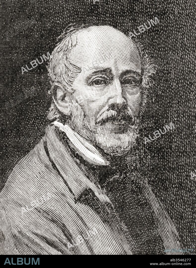 John Linnell, 1792 – 1882. English landscape and portrait painter and engraver. From The Century Edition of Cassell's History of England, published c. 1900.