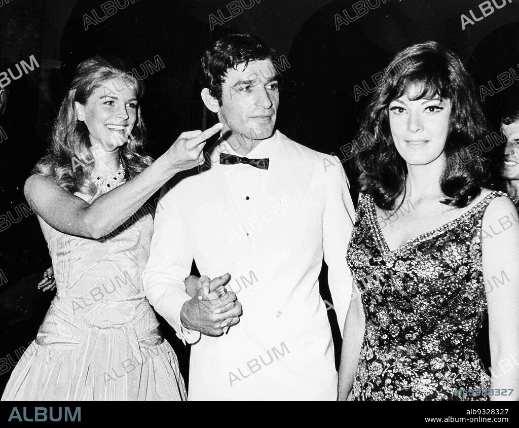 Candice Bergen, Bekin Fehmiu and Anna Moffo, 1968.