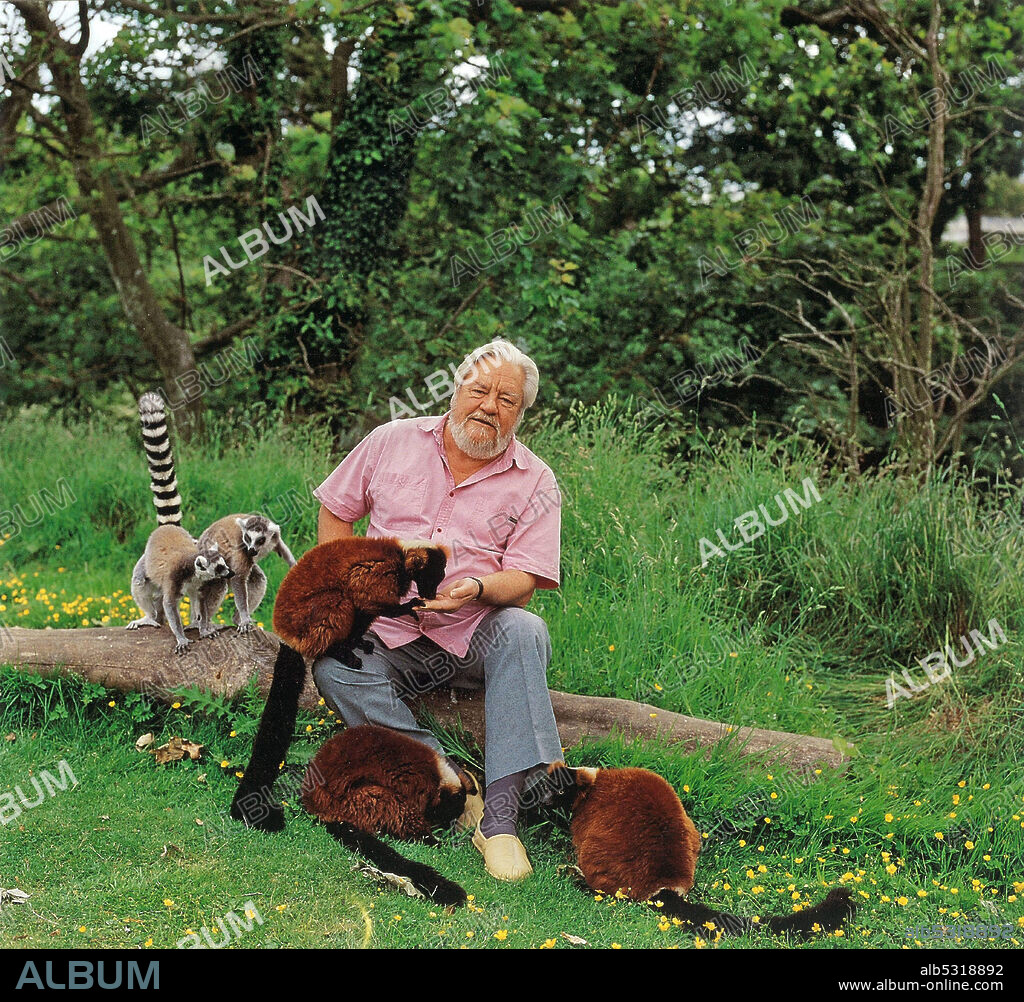 GERALD DURRELL in WHAT THE DURRELLS DID NEXT, 2019, directed by EWEN THOMSON and TOBY ROEBUCK. Copyright ITV Hub.