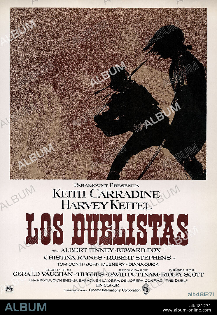 Poster of THE DUELLISTS, 1977, directed by RIDLEY SCOTT. Copyright PARAMOUNT PICTURES.