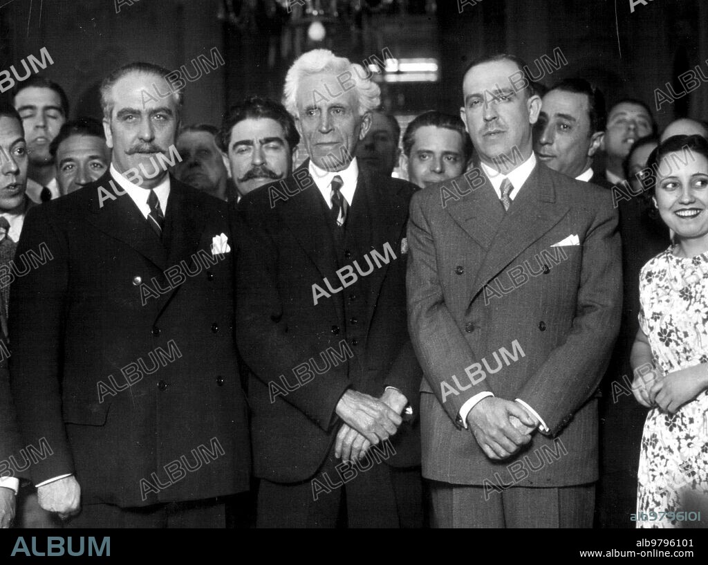 April 5, 1935. Inauguration of Manuel Portela Valladares as minister of the government at the courthouse.