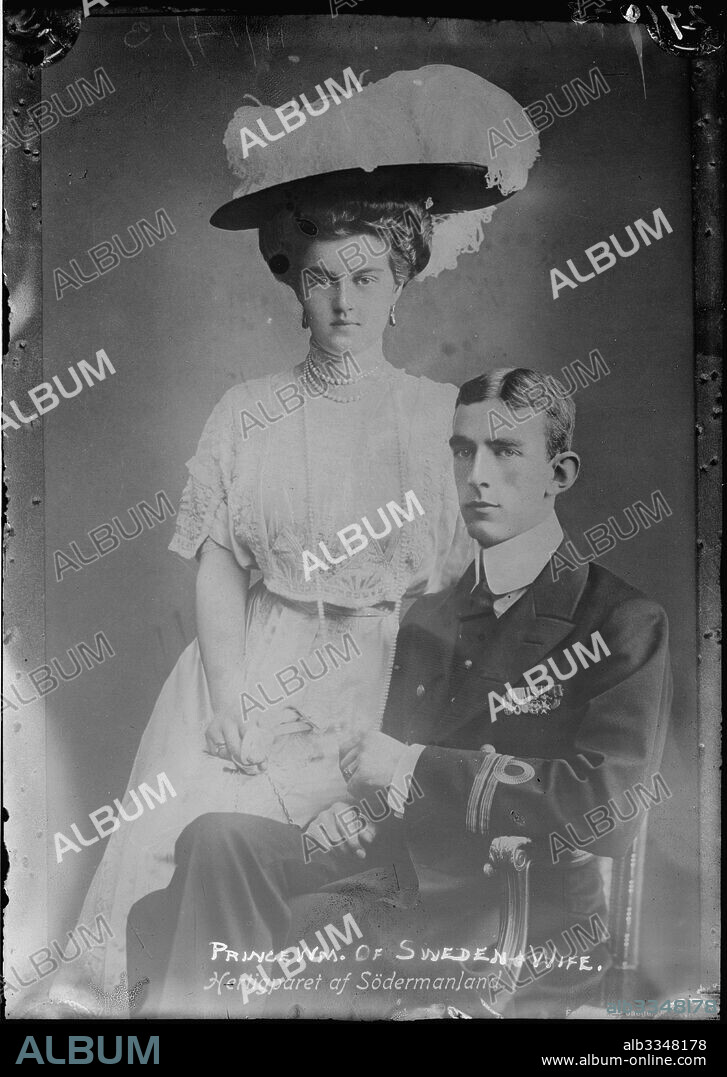 ANONYMOUS. Grand Duchess Maria Pavlovna and Prince Wilhelm, Duke of Södermanland.
