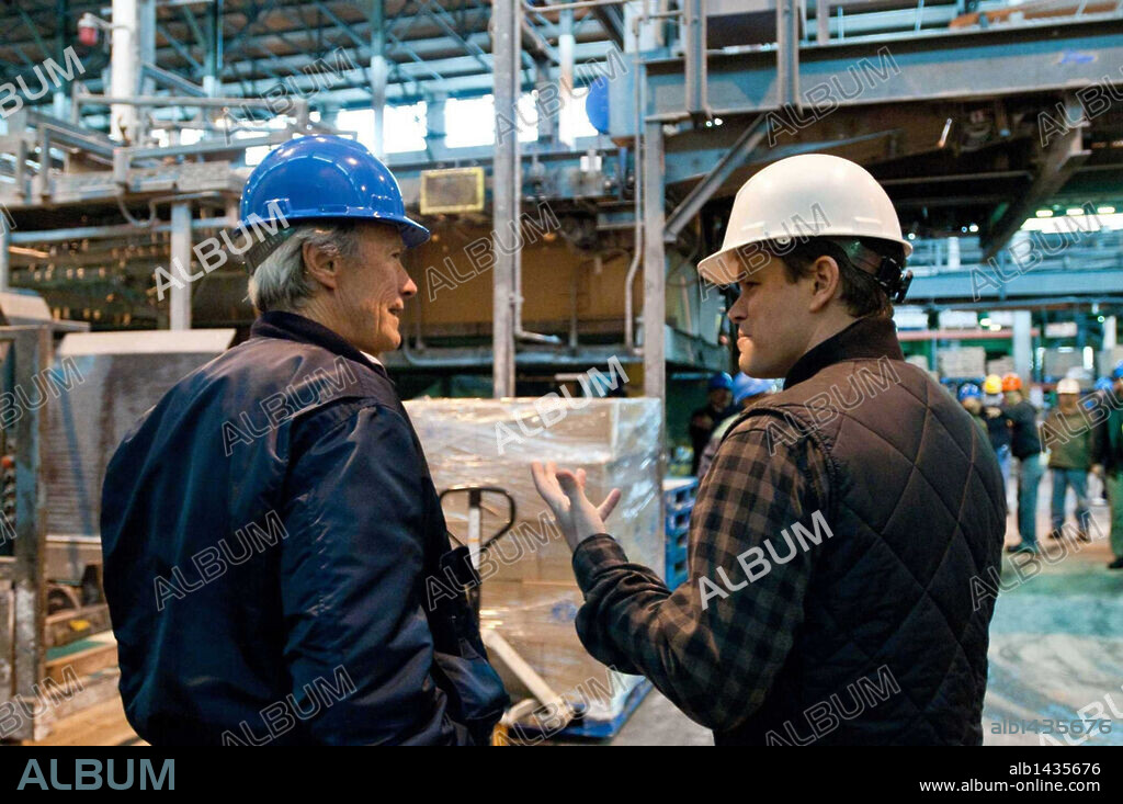 CLINT EASTWOOD und MATT DAMON in HEREAFTER, 2010, unter der Regie von CLINT EASTWOOD. Copyright MALPASO PRODUCTIONS.