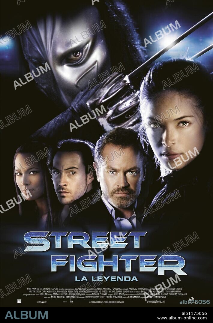 Poster de STREET FIGHTER: LA LEYENDA, 2009 (STREET FIGHTER: THE LEGEND OF CHUN-LI), dirigida por ANDRZEJ BARTKOWIAK. Copyright HYDE PARK ENTERTAINMENT.
