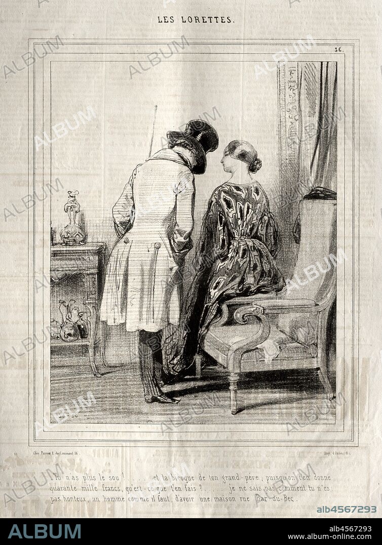 Les Lorettes, 1842.
