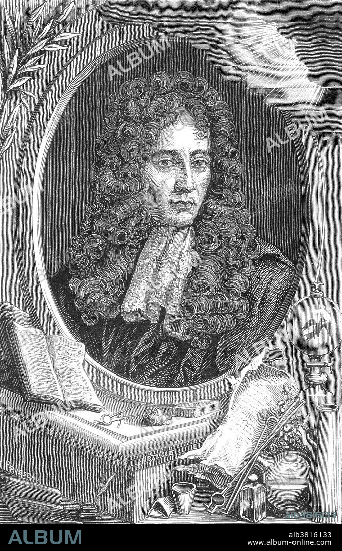 Robert Boyle (January 25, 1627 - December 31, 1691) was an Irish natural philosopher, chemist, physicist and inventor. He is regarded today as the first modern chemist, and one of the pioneers of modern experimental scientific method. With all the important work he accomplished in physics - the enunciation of Boyle's law, the discovery of the part taken by air in the propagation of sound, and investigations on the expansive force of freezing water, on specific gravities and refractive powers, on crystals, on electricity, on color, on hydrostatics - chemistry was his peculiar and favorite study. Among his works, The Sceptical Chymist, published in 1661, is seen as a cornerstone book in the field of chemistry. For him chemistry was the science of the composition of substances, not merely an adjunct to the arts of the alchemist or the physician. He was a devout and pious Anglican and is noted for his writings in theology, In his will Boyle provided money for a series of lectures to defend the Christian religion against those he considered "notorious infidels, namely atheists, deists, pagans, Jews and Muslims". He died in 1691 at the age of 64.