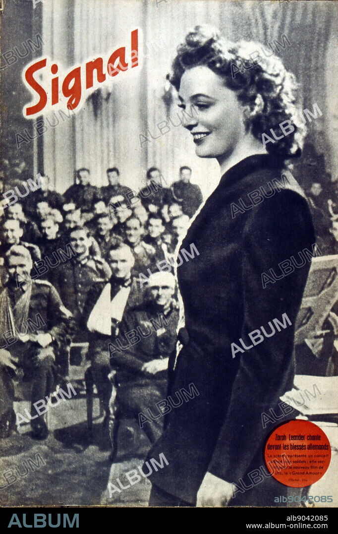 Zarah Leander (1907 - 1981); Swedish singer and actress whose greatest success was in Nazi Germany during the 1930s and 1940s. From 1936, she was contracted to work for the German Universum Film AG (UFA) while continuing to record songs. her films and lyrics were viewed by some as propaganda for the Nazi cause, although she took no public political position. She was strongly criticised, particularly in Sweden. Initially shunned by much of the artistic community and public, she found herself unable to resume her career after the Second World War. It was several years before she could make a comeback in Sweden, and she would remain a figure of public controversy for the rest of her life.