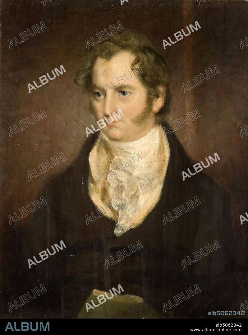 Portrait Of James Lloyd, 1806 John Constable, The sitter was the son of Charles Lloyd of Birmingham,the Quaker banker and philanthropist. Born at Bingley House, he became a partner in Lloyd's bank., 19th Century, Oil Painting, Birmingham history, Bank.