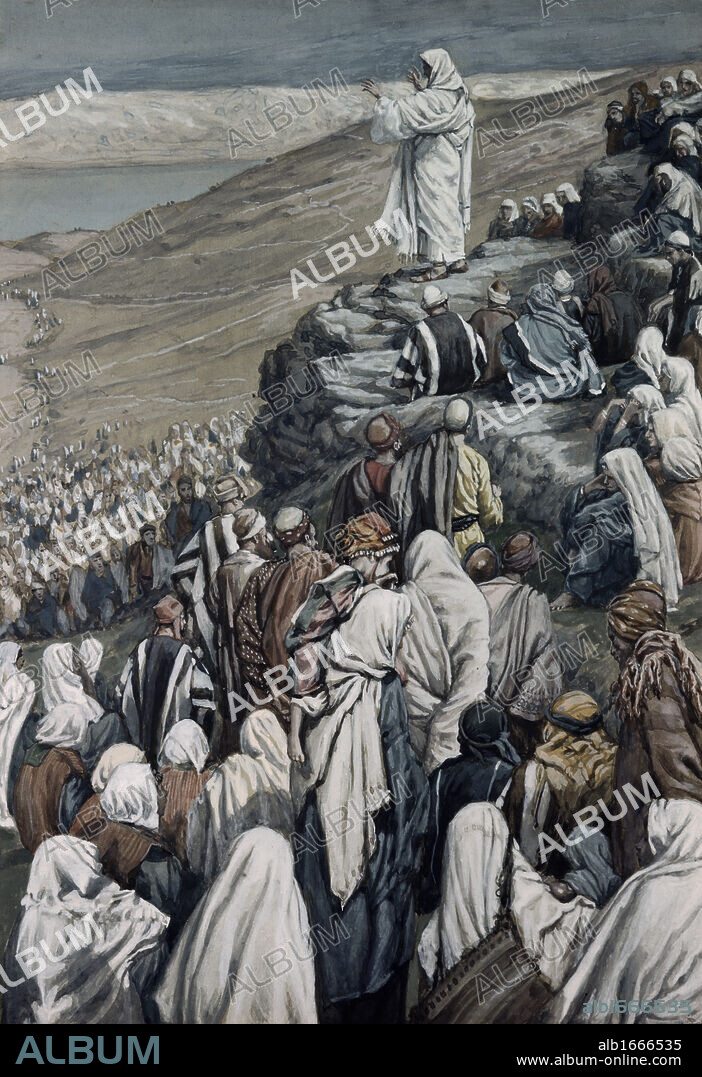 Sermon on the Mount   James Tissot (1836-1902 French).