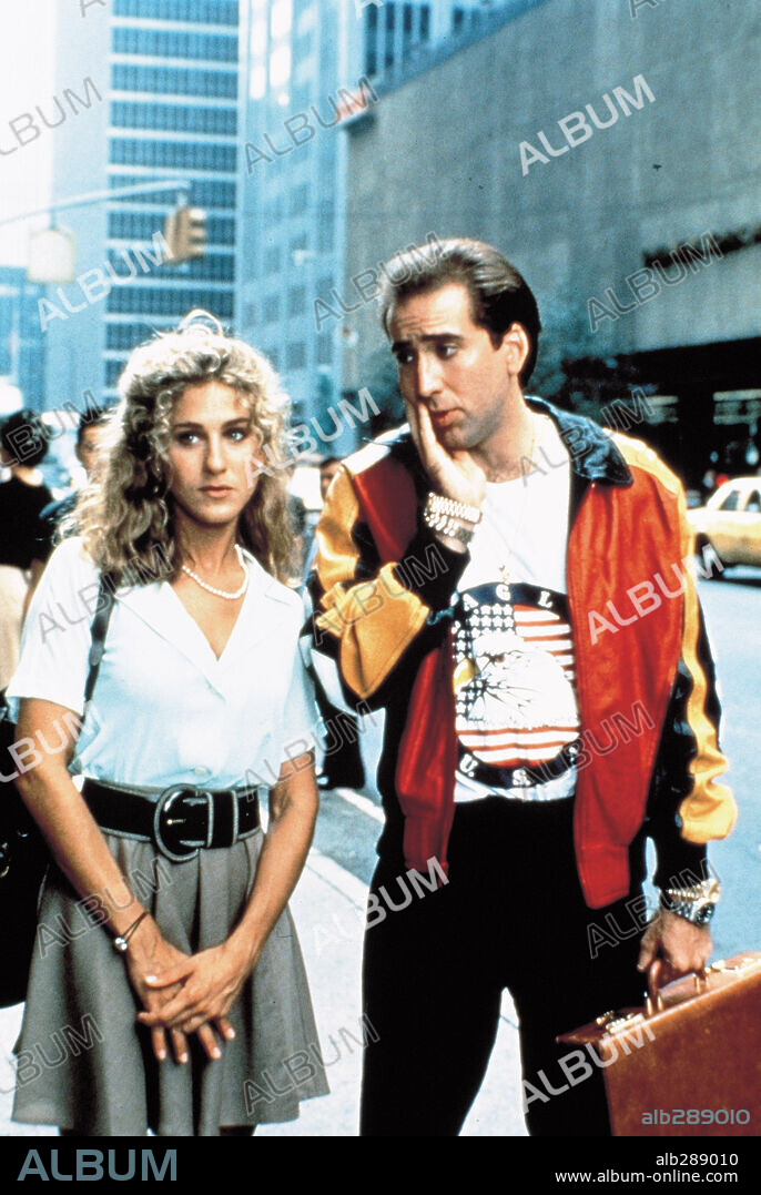 NICOLAS CAGE et SARAH JESSICA PARKER dans HONEYMOON IN VEGAS, 1992, réalisé par ANDREW BERGMAN. Copyright NEW LINE CINEMA.
