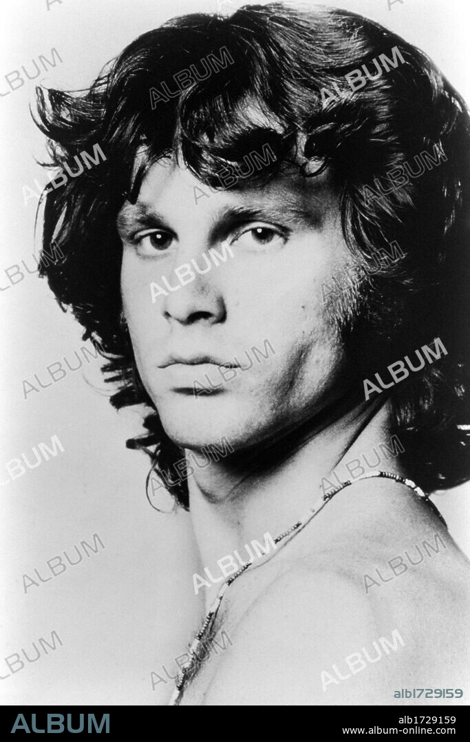 American Rock singer Jim Morrison , of the group the Doors