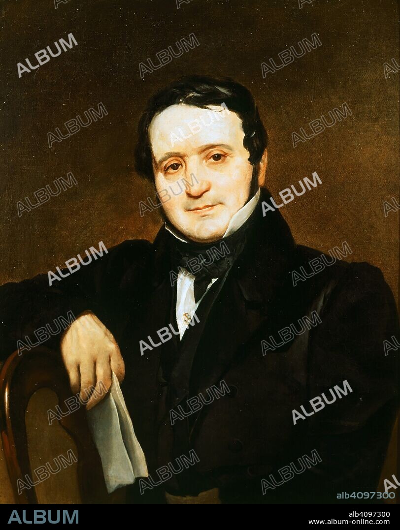 KARL PAVLOVICH BRIULLOV. Portrait of Ignazio Fumagalli (1778-1842).