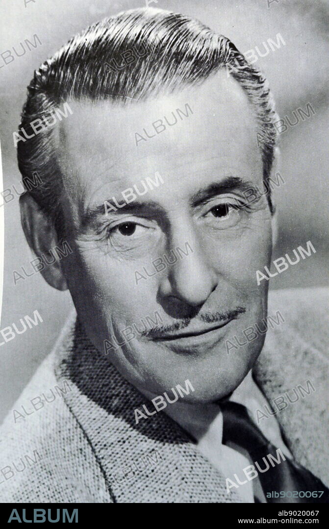 Photographic portrait of Tom Conway (1904-1967) a British, film, television and radio actor. Dated 20th Century.