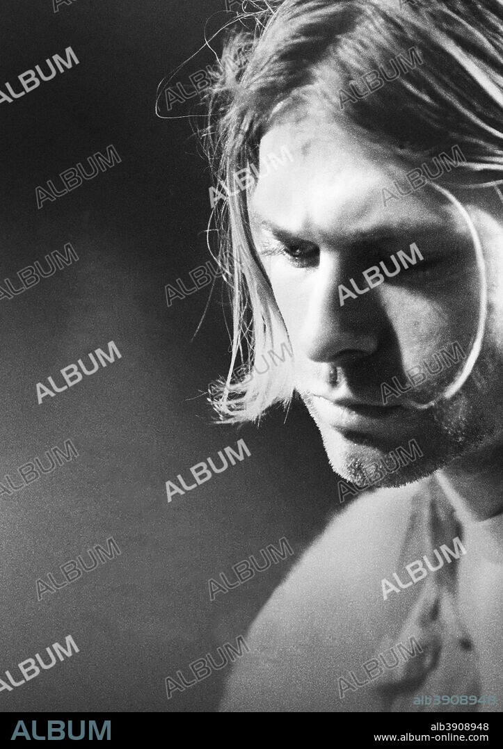 KURT COBAIN in COBAIN: MONTAGE OF HECK, 2015, directed by BRETT MORGEN. Copyright HBO DOCUMENTARY FILMS.