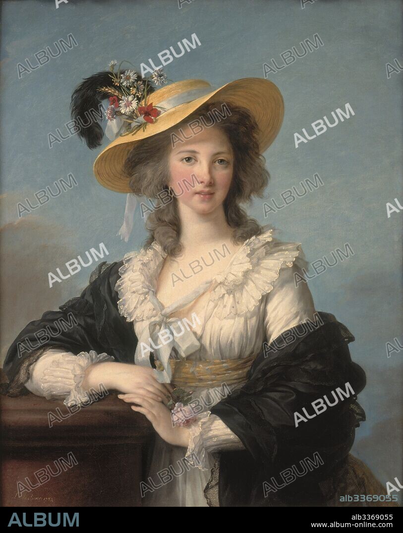 MARIE LOUISE ELISABETH VIGéE-LEBRUN. Yolande Martine Gabrielle de Polastron, Duchess of Polignac.
