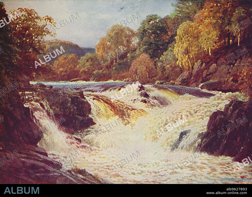HAROLD SUTTON PALMER. 'A Mountain Torrent', 1910. From The British Isles in Pictures, by H. Clive Barnard, M.A., D.Lit. [A. & C. Black, Limited, London, 1910].
