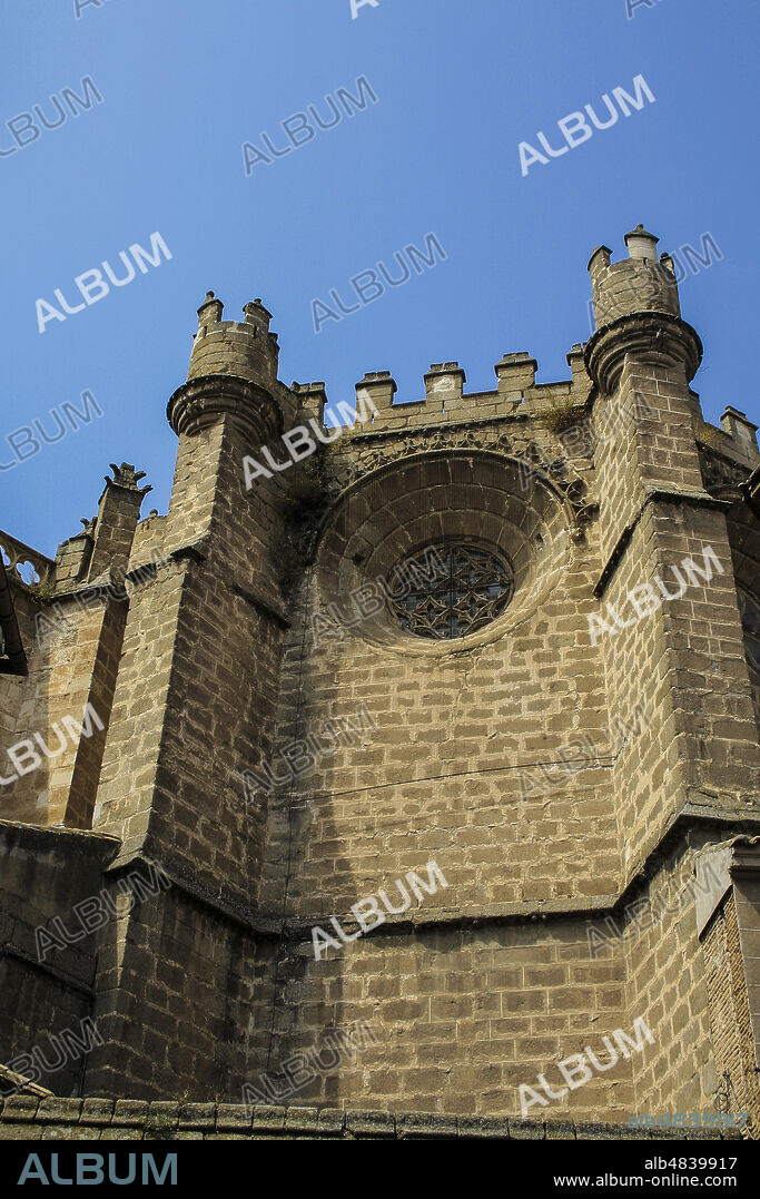 Toledo, Castilla-La Mancha, Spain, Europe. Primate Cathedral of Saint Mary of Toledo (Catedral Primada Santa María de Toledo). Built between 1226 and 1493.