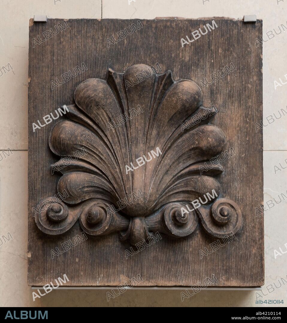 The Fair Store: Block with Central Shell Shape from Facade. William LeBaron Jenney; American, 1832-1907. Date: 1890-1891. Dimensions: 53.5 × 47 × 14 cm (21 × 19 × 6 in.). Terra-cotta. Origin: Chicago.
