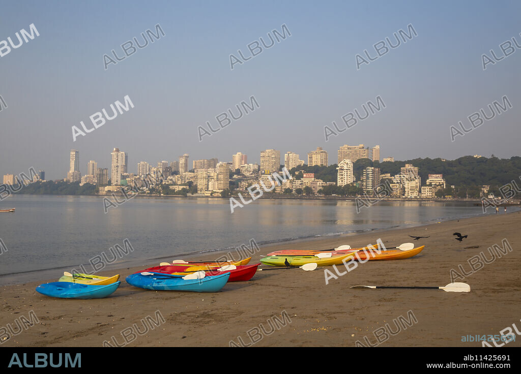 Chowpatty, Mumbai, Maharashtra, India, Asia.