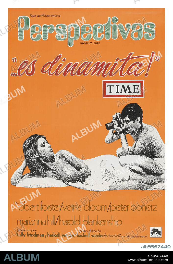 Poster of MEDIUM COOL, 1969, directed by HASKELL WEXLER. Copyright PARAMOUNT PICTURES.