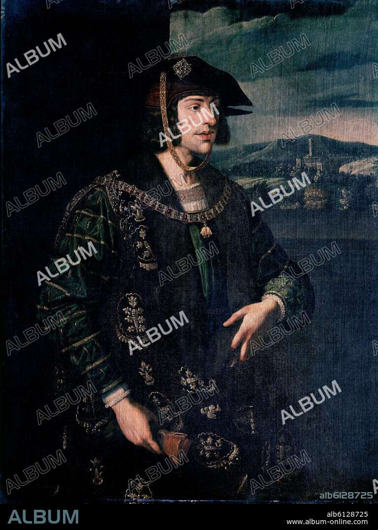 ANONIMO. RETRATO DE FELIPE I EL HERMOSO (1478-1506).