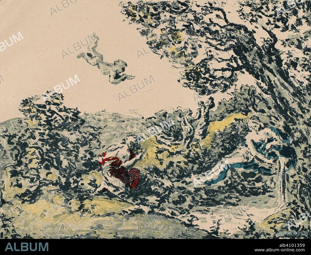 KER-XAVIER ROUSSEL. The Spring (La source) from the series Paysages. Dimensions: cm x  cm, 32 cm x 41.6 cm.