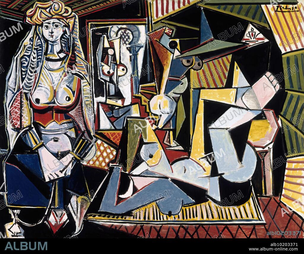 Pablo Picasso/ Les Femmes d'Alger (Women of Algiers). Oil on Canvas. Paris, 14 February 1955. Private collection, Doha, Qatar.
