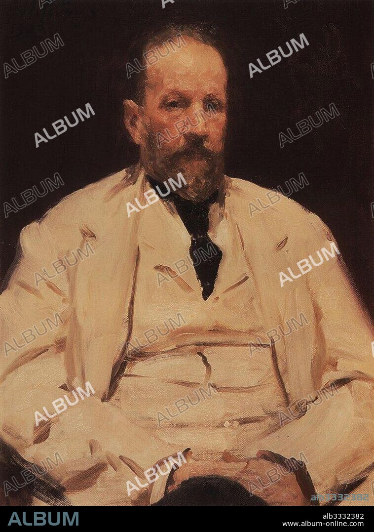 ILYA YEFIMOVICH REPIN. Portrait of Count Sergei Yulyevich Witte.