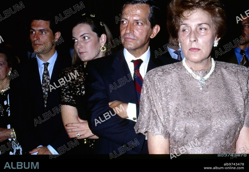 Junio 1992. Adolfo Suárez, su esposa y su hija Mariam.