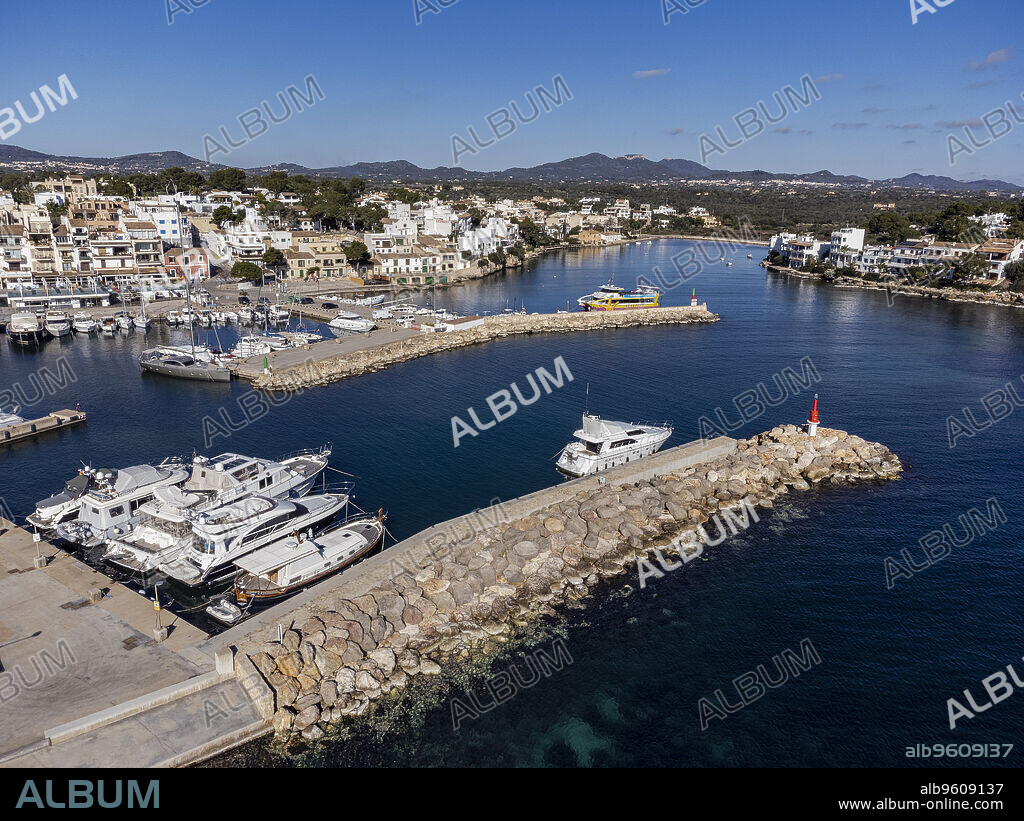 royal nautical club, Porto Petro, Santanyi, Mallorca, Balearic Islands, Spain.